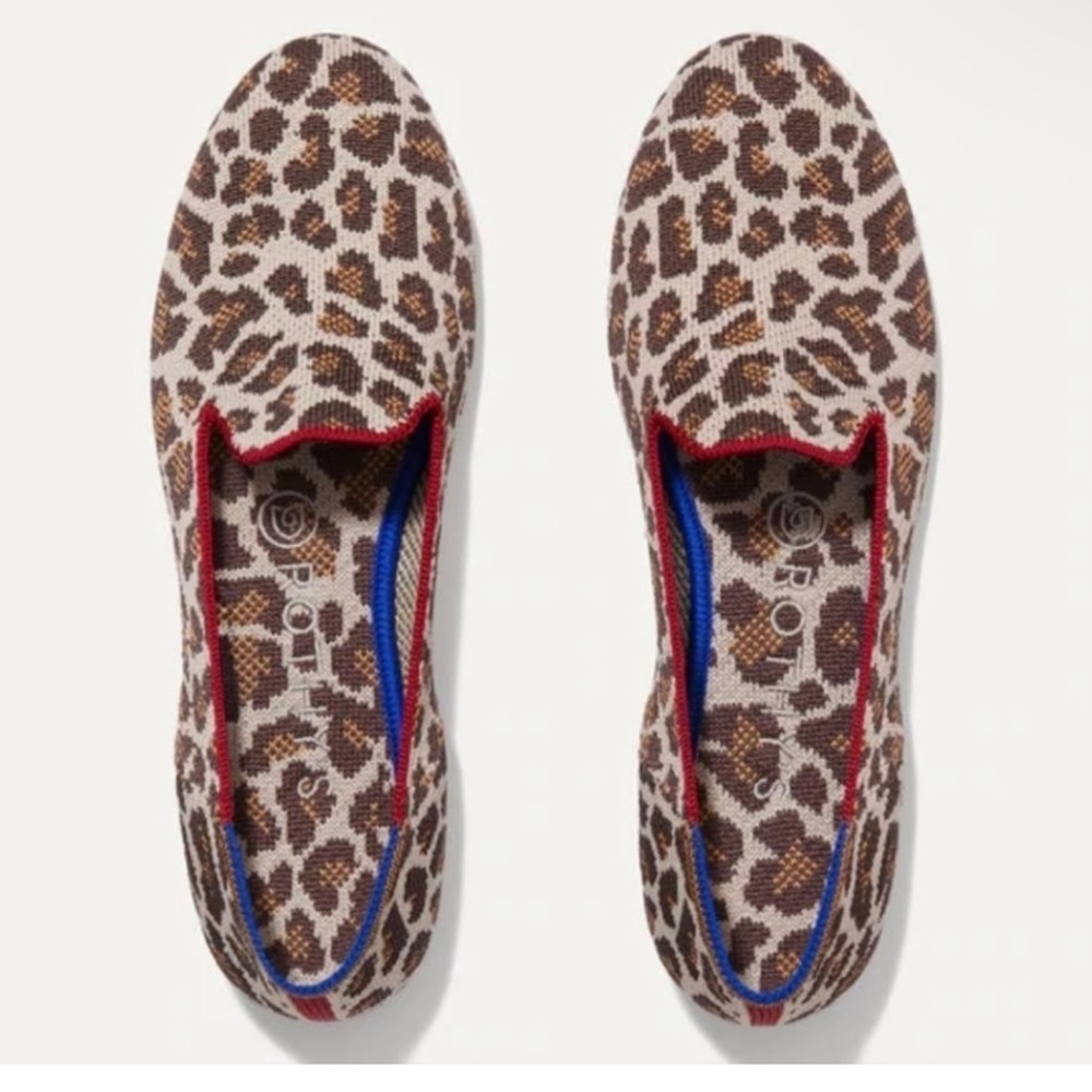 Rothy’s The Loafer in Mocha Spot Leopard Print